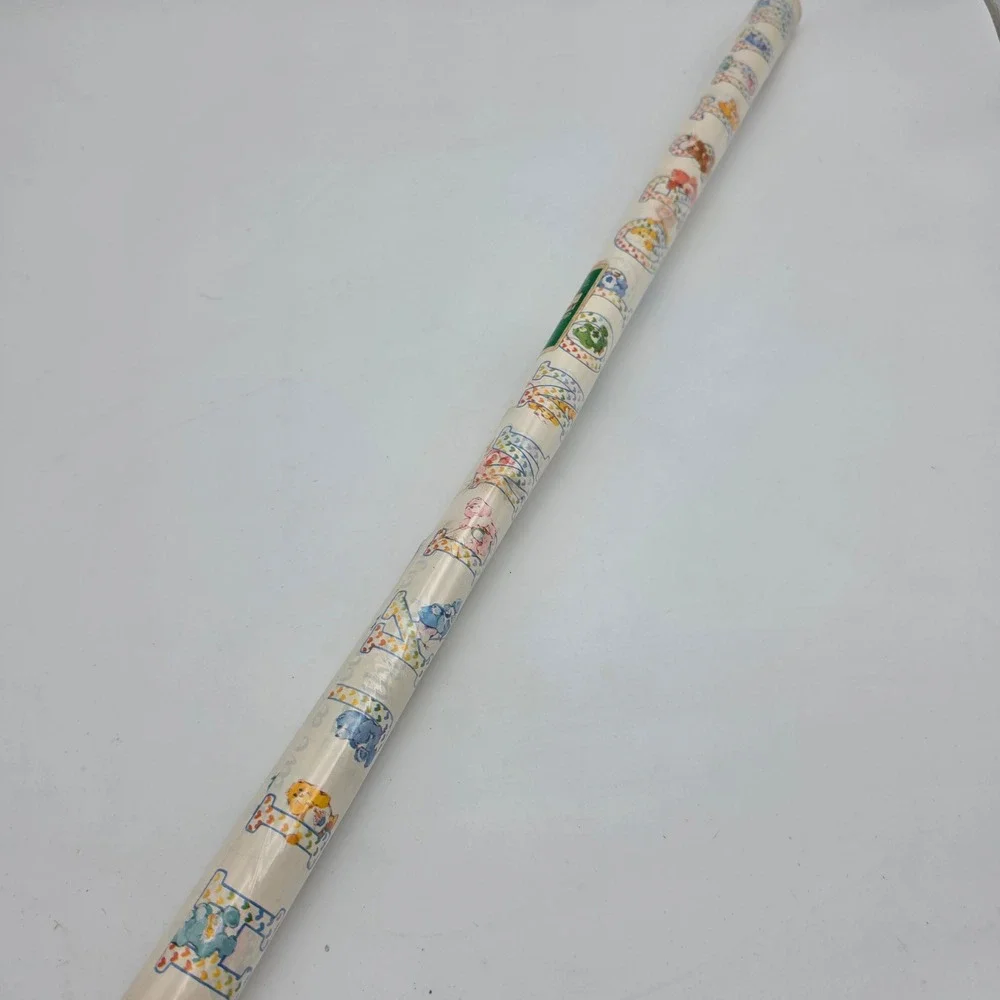 Vintage American Greetings Care Bear Birthday Gift Wrap 15 Sq Ft 30in x 6ft Roll
